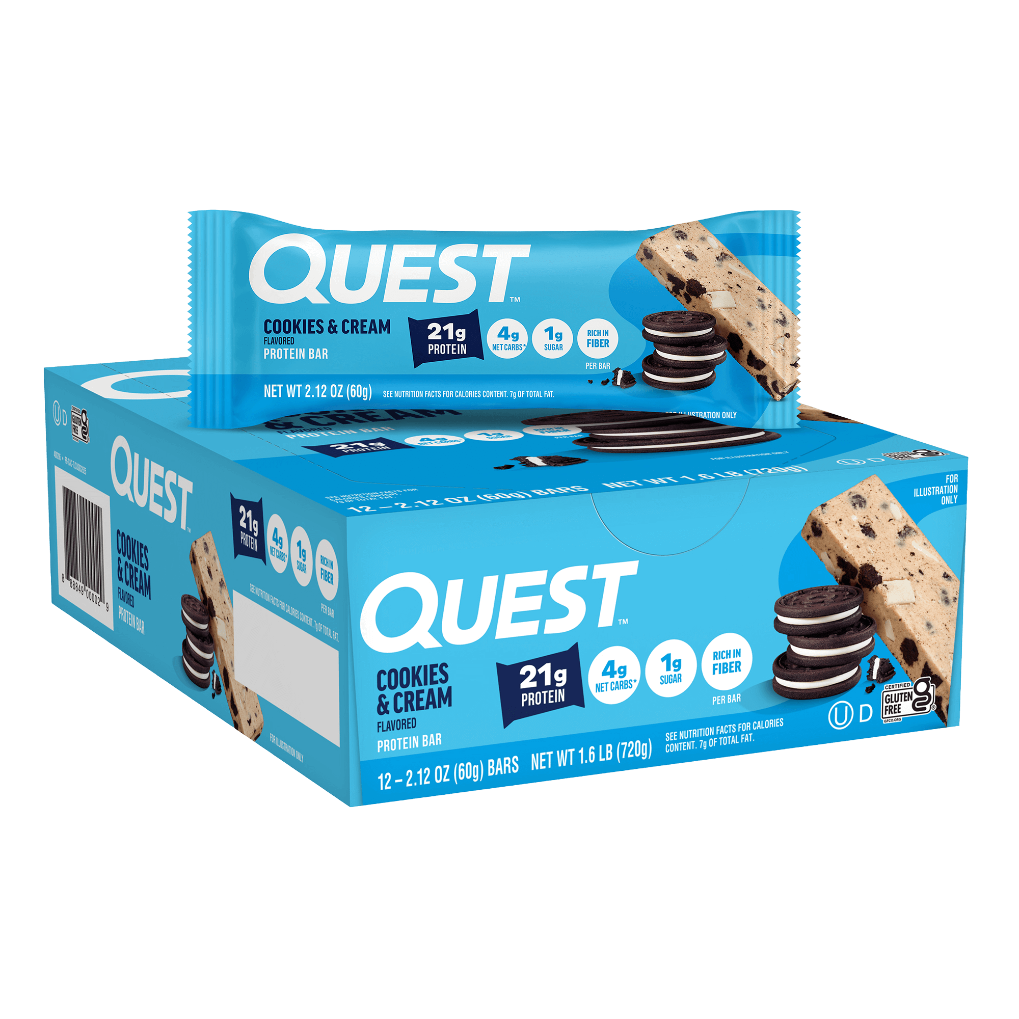 Large Protein Bar Bundle; 4 x 12ct. boxes - Save 10%