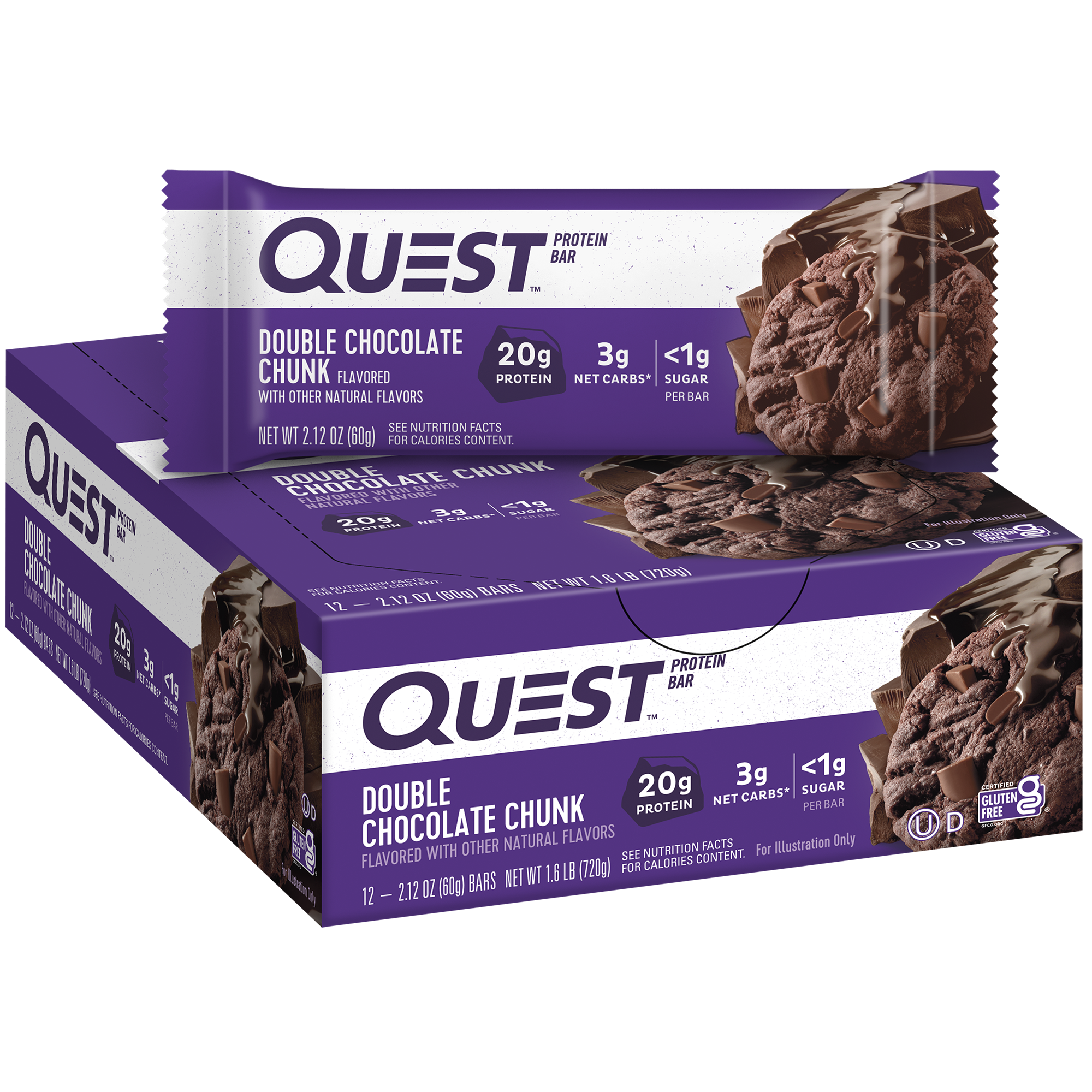 Large Protein Bar Bundle; 4 x 12ct. boxes - Save 10%