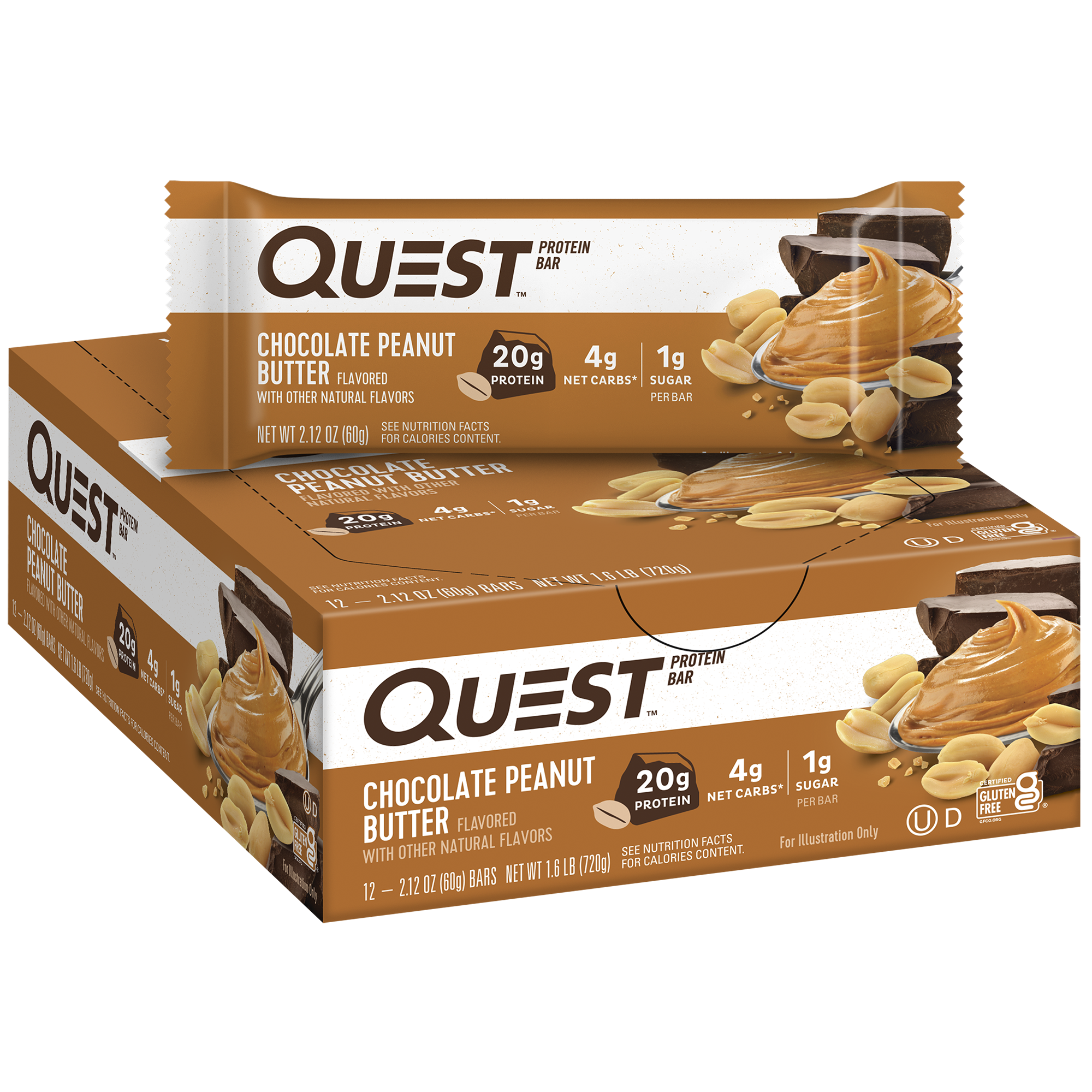 Large Protein Bar Bundle; 4 x 12ct. boxes - Save 10%
