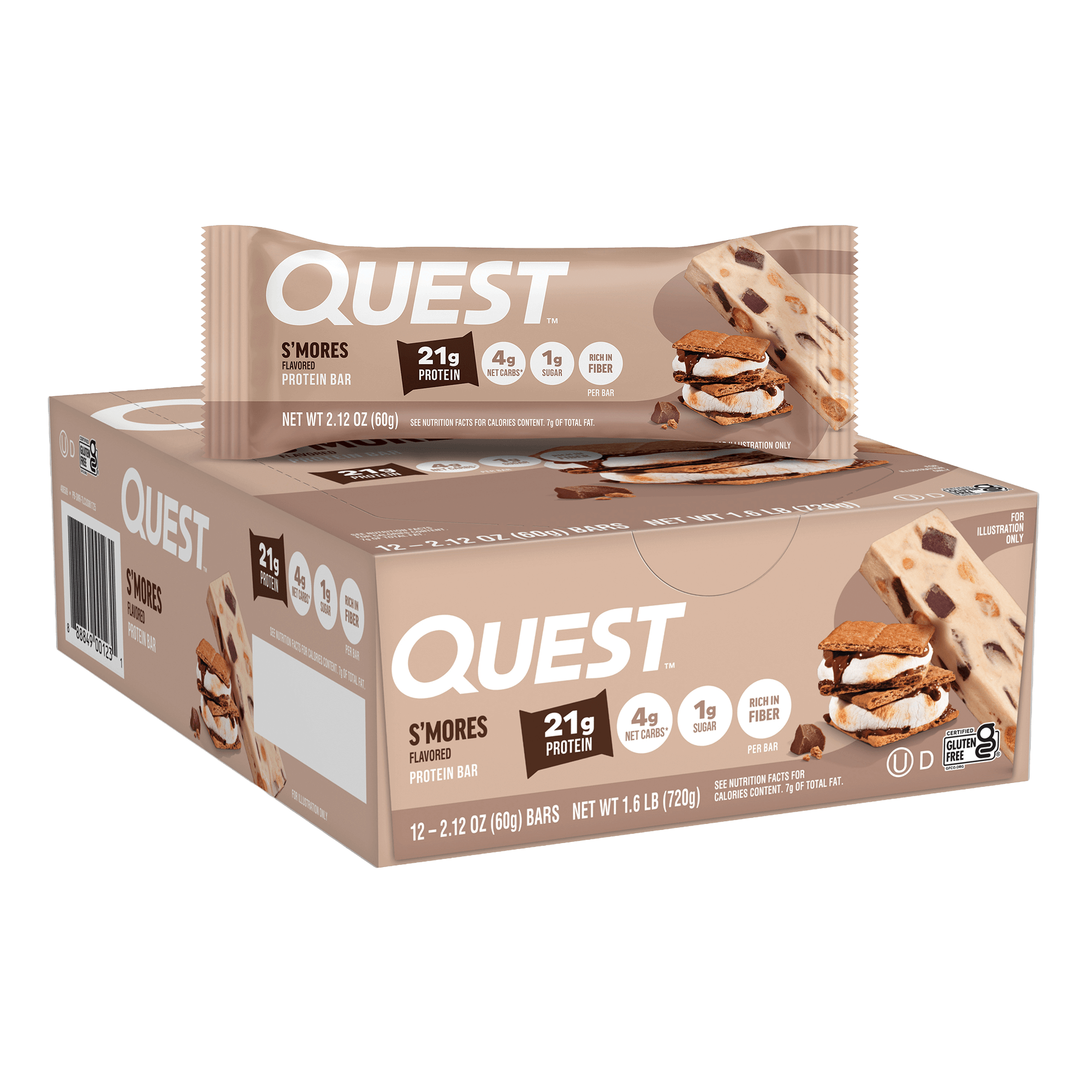 Large Protein Bar Bundle; 4 x 12ct. boxes - Save 10%