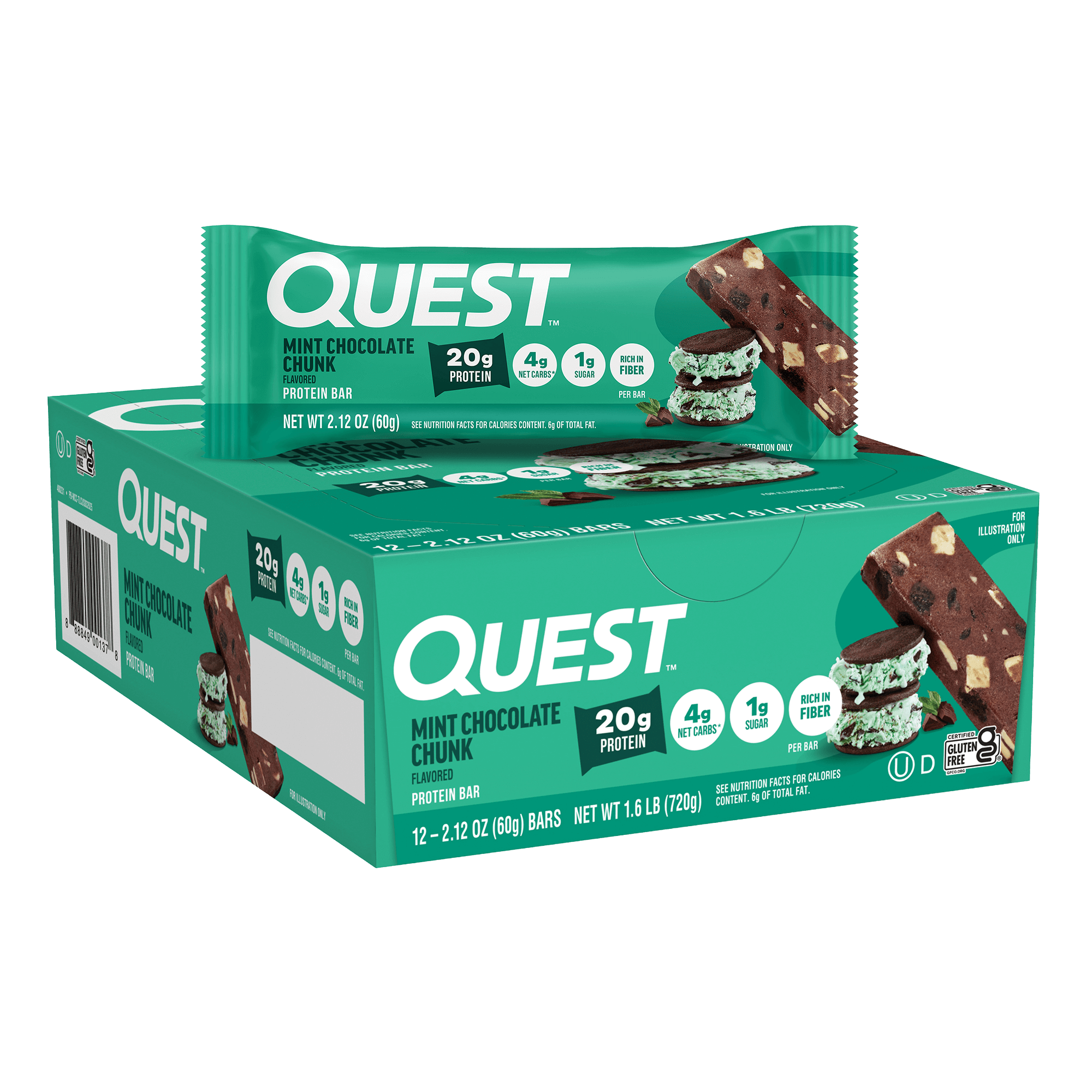 Large Protein Bar Bundle; 4 x 12ct. boxes - Save 10%