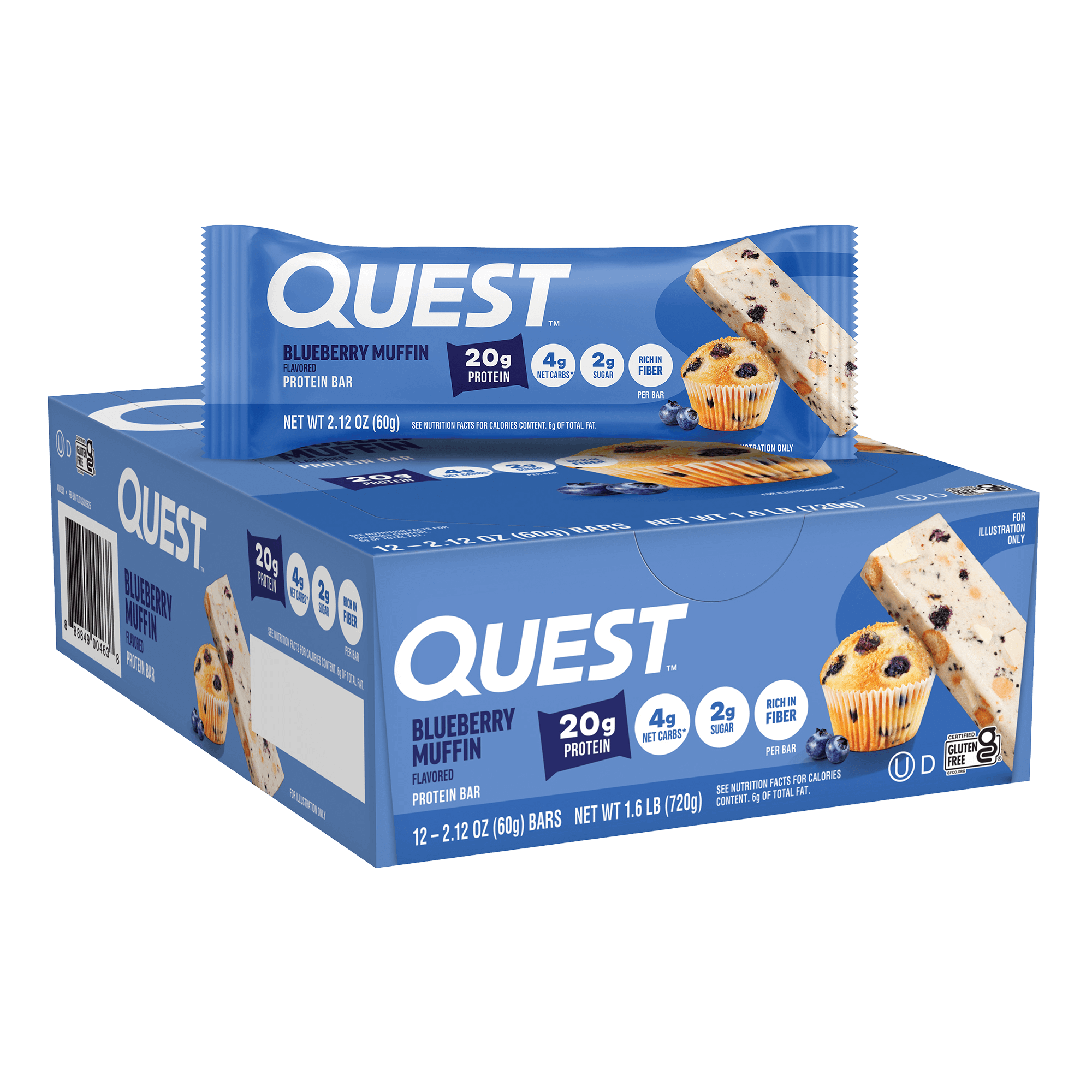 Large Protein Bar Bundle; 4 x 12ct. boxes - Save 10%