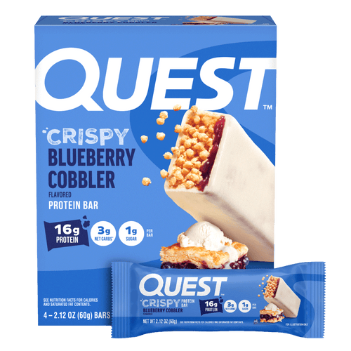 Blueberry Cobbler Crispy Hero Protein Bars