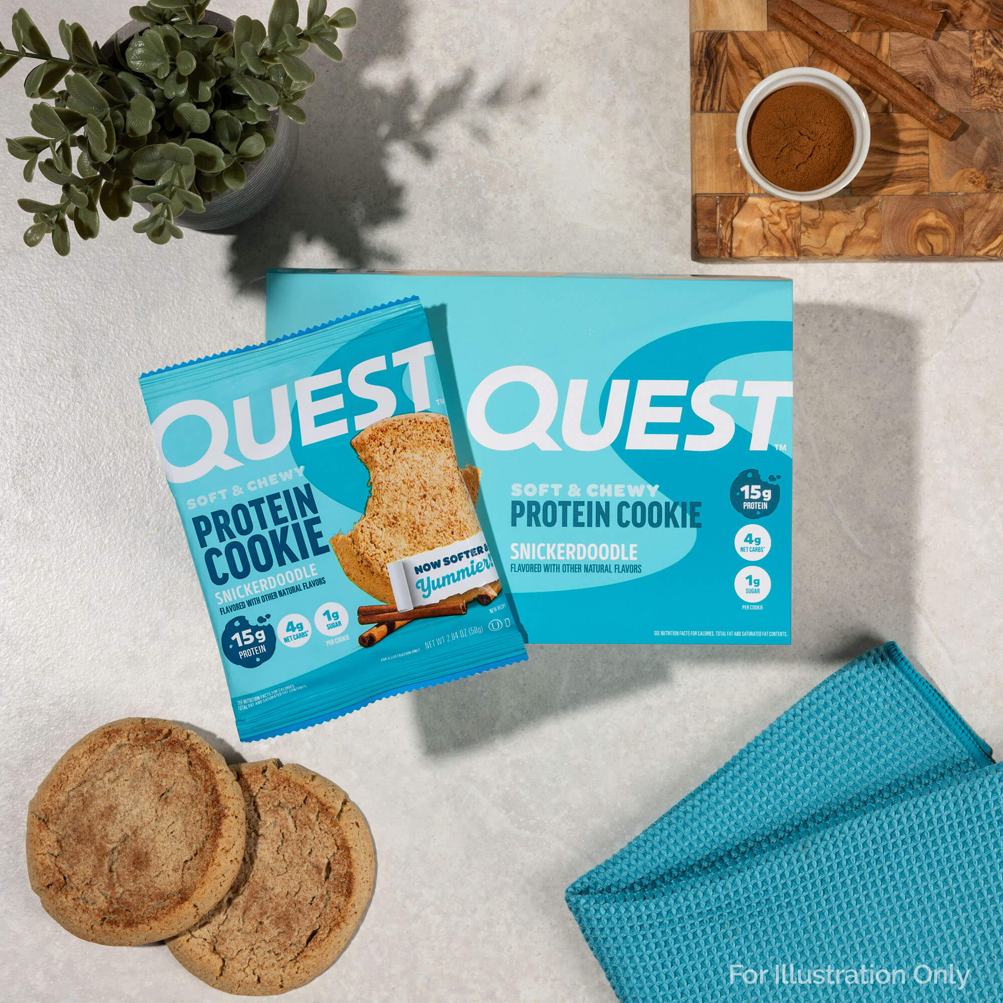Snickerdoodle Protein Cookies