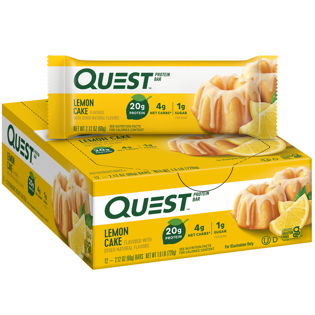 Lemon Cake Protein Bars
