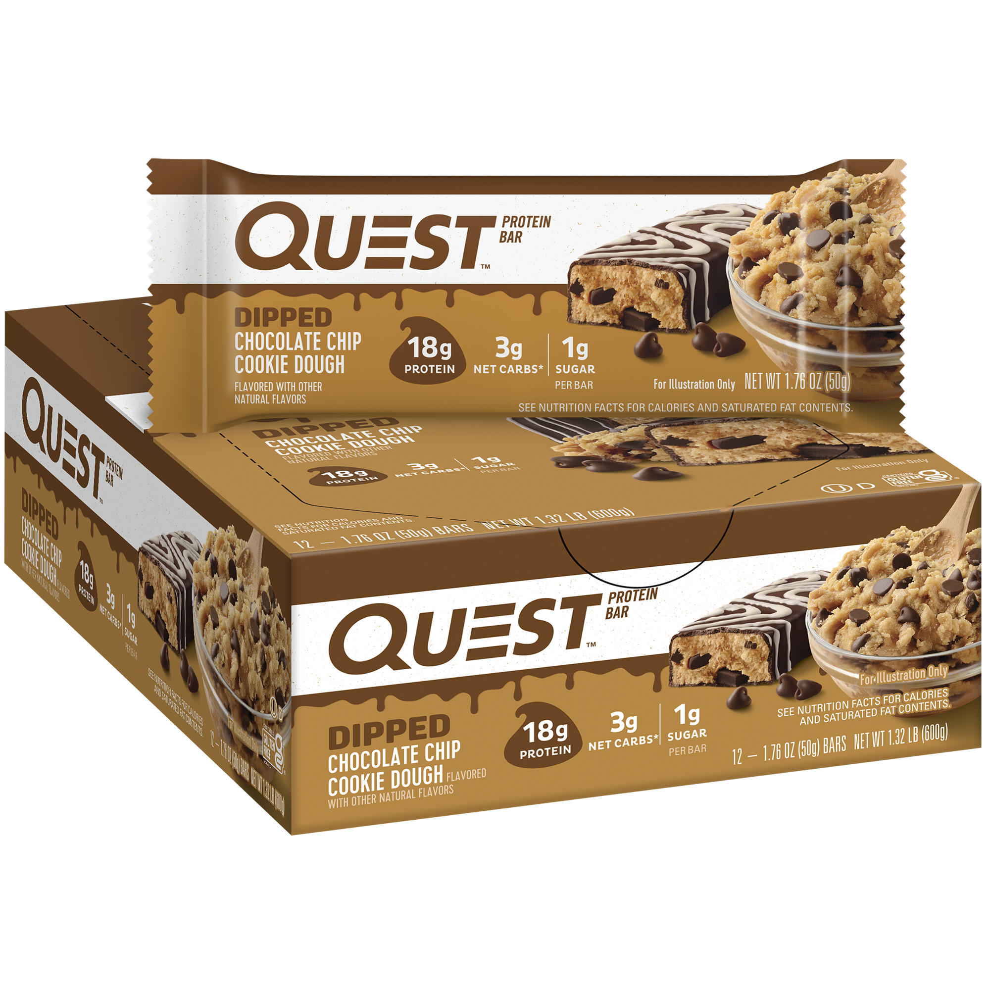 Large Protein Bar Bundle; 4 x 12ct. boxes - Save 10%