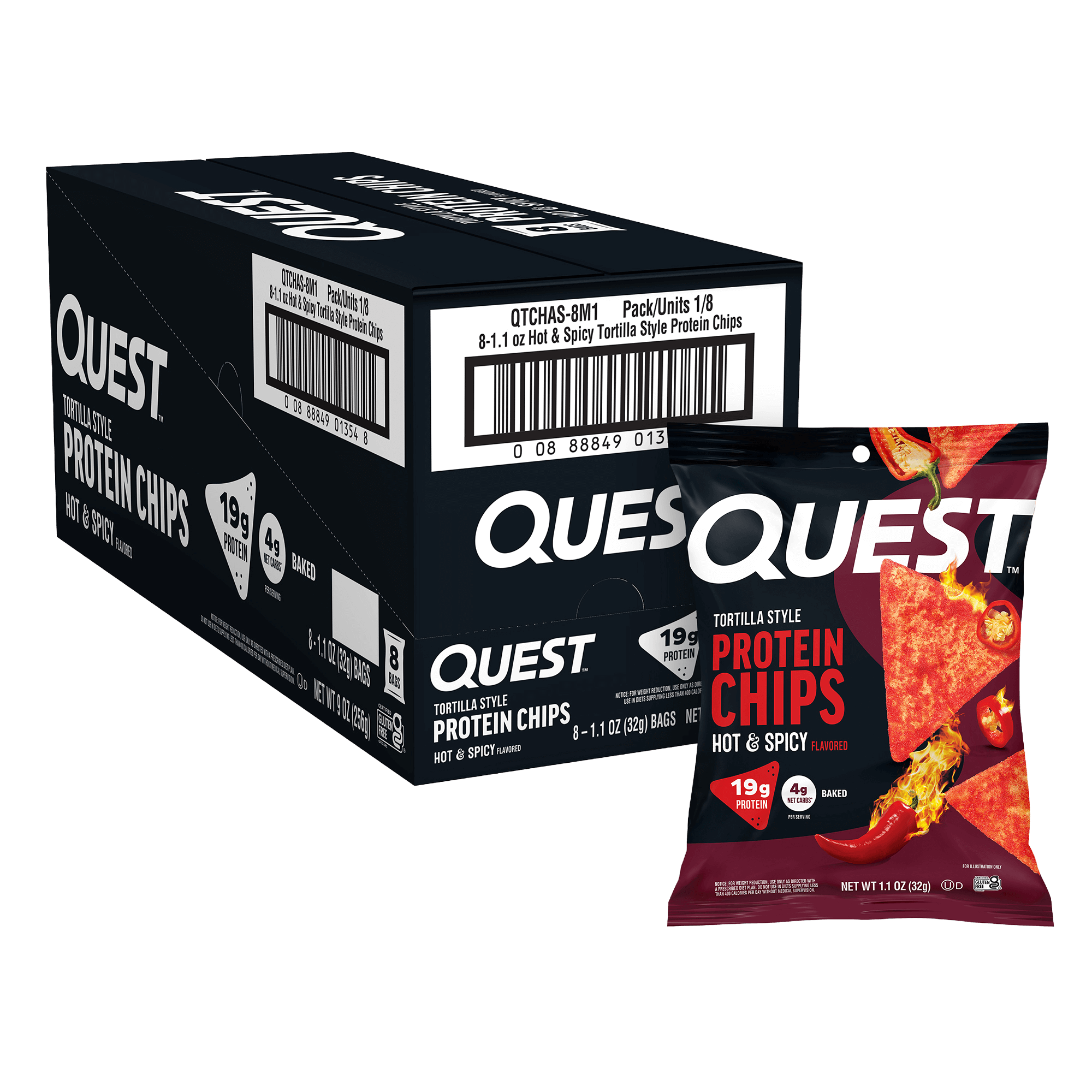 Protein Chips Bundle; 8 x 8ct. boxes - Save 15%