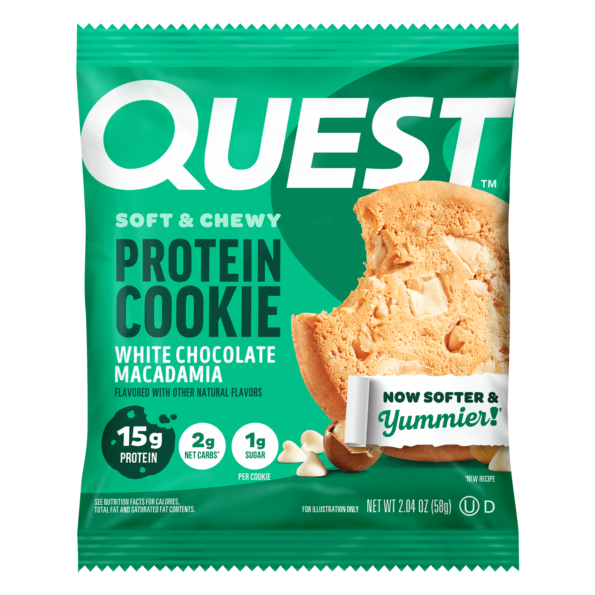 White Chocolate Macadamia Protein Cookies