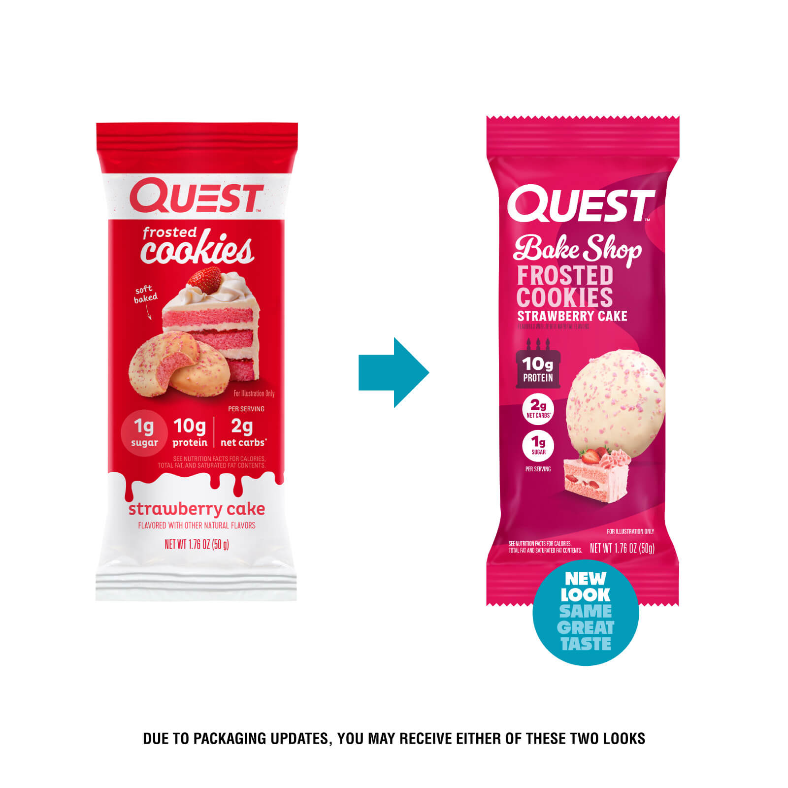 Strawberry Cake Frosted Cookies Twin Pack