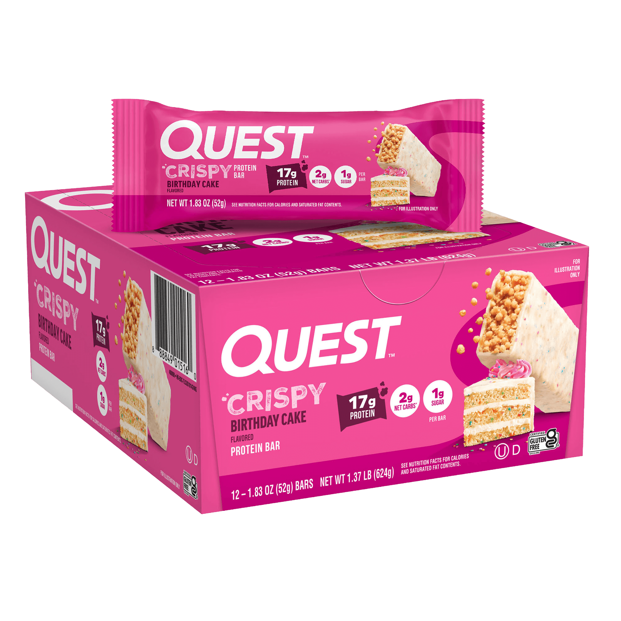 Birthday Cake Crispy Hero Bars