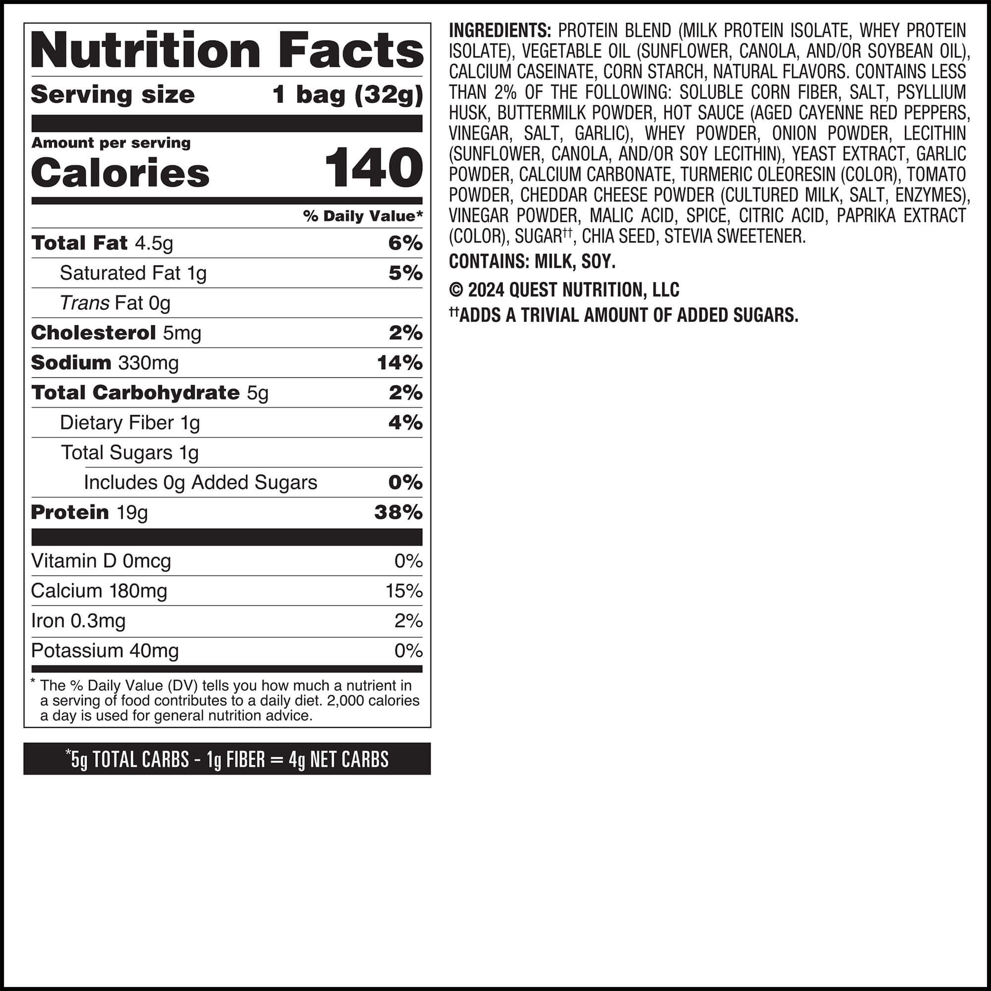 Buffalo Ranch Protein Chips