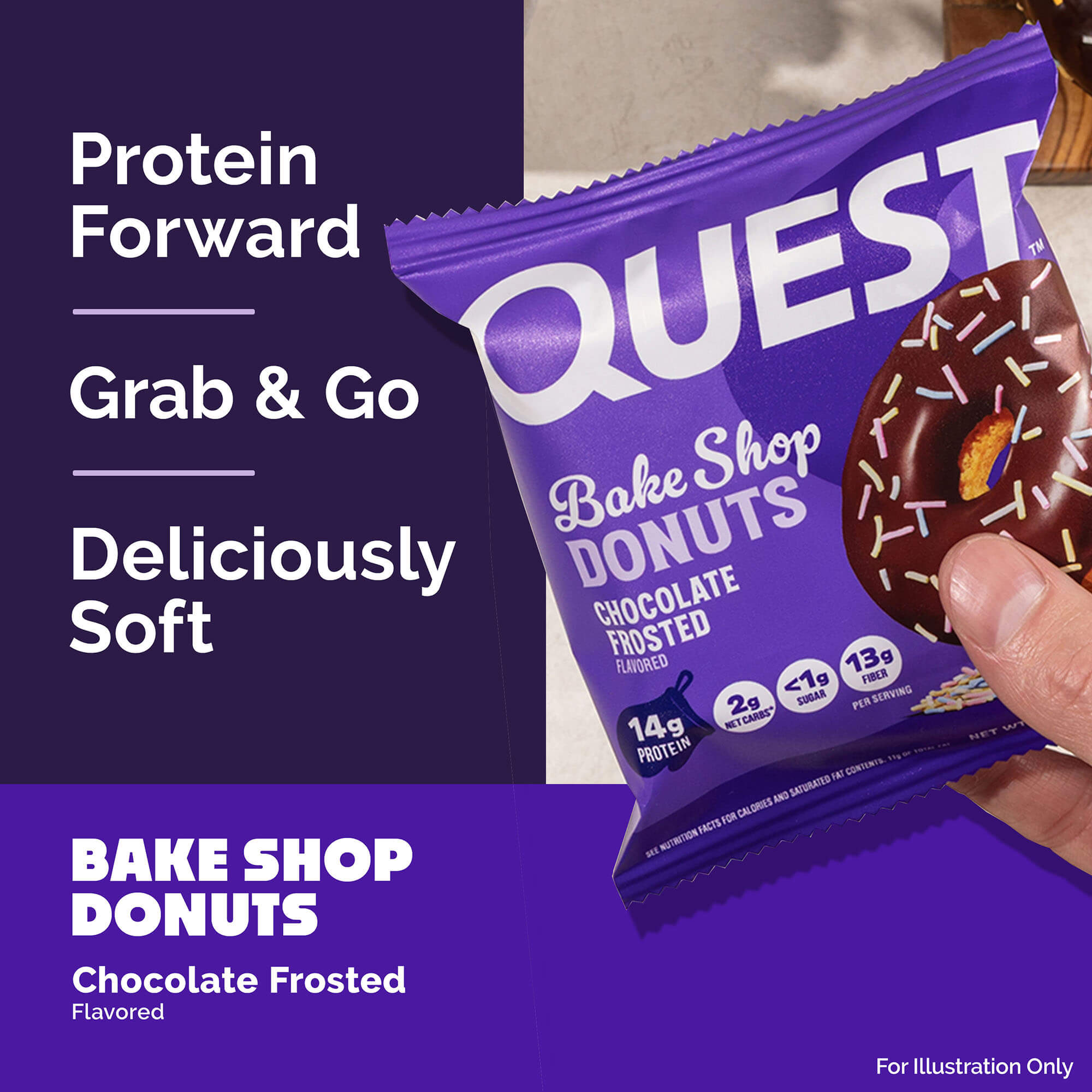 Bake Shop Chocolate Frosted Donuts