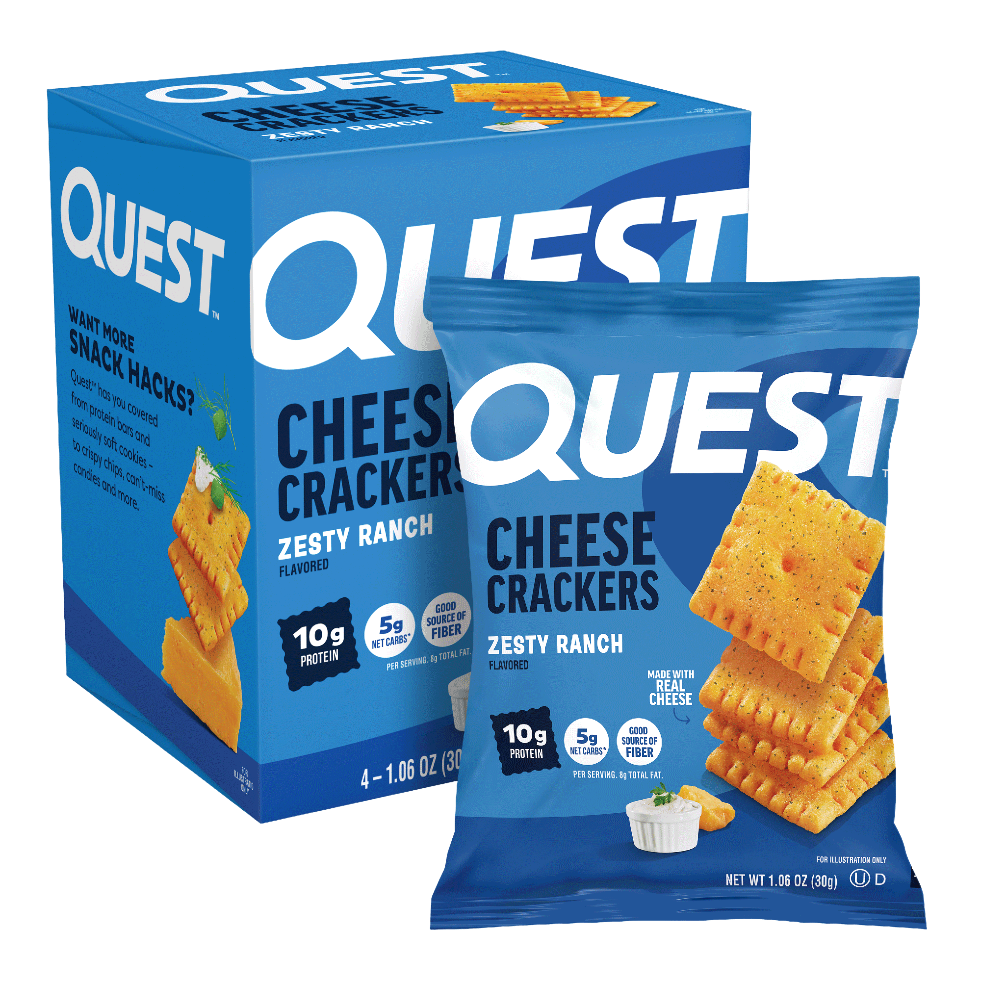 Zesty Ranch Cheese Crackers